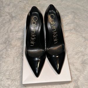 GU LN CK Black Patent Stiletto Shoes